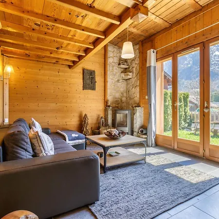 Maisonnette Argentee Near Grands Montets: Garden + Mont Blanc - Happy Lejlighed *